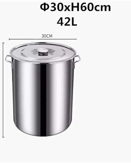 Versatile Stainless Steel Cooking Pot Set with Handle for Easy Transport