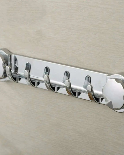 Stylish Silver Suction Hooks for Effortless Bathroom and Kitchen Organization