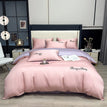 Dark Pink / 150x200cm / 3 pcs (1 pc Duvet cover + 2 pcs Pillow Shams)