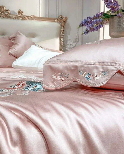 Silky Soft White Bamboo Lyocell 600TC Luxury Duvet Cover Set