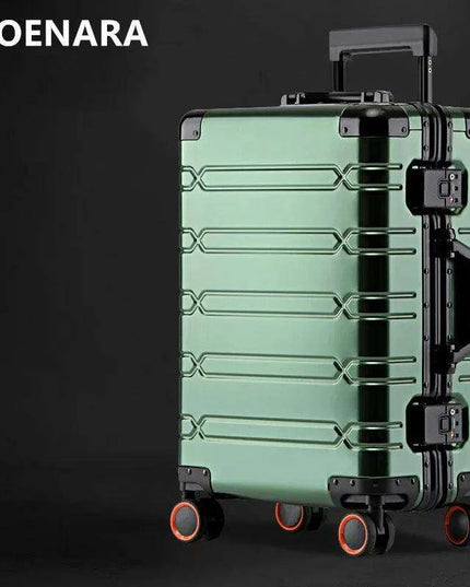 29-inch COLENARA Premium Aluminum Alloy Rolling Luggage Set for Men and Women - Ultimate Durability and Chic Design