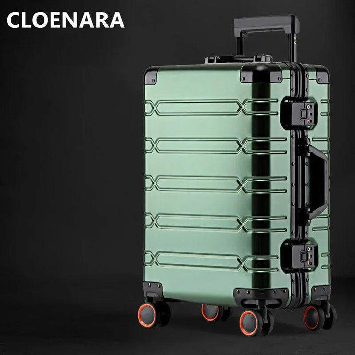 29-inch COLENARA Premium Aluminum Alloy Rolling Luggage Set for Men and Women - Ultimate Durability and Chic Design