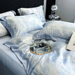 Starry Sky Blue / Flat Bed Sheet / Queen  4pcs