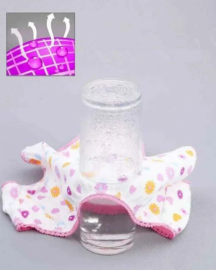 Adorable 12-Pack Cartoon Cotton Briefs for Little Girls - Comfy Underwear for Ages 1-12