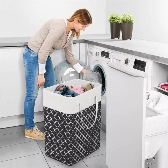 Extra-Large Water-Resistant Folding Laundry Basket