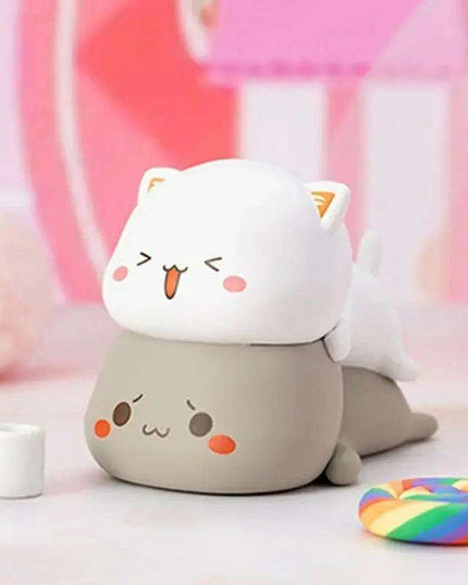Kawaii Mitao Cat Series 2 Surprise Blind Box Figures - Adorable Lucky Cat Collectibles for Home Decor and Gifting