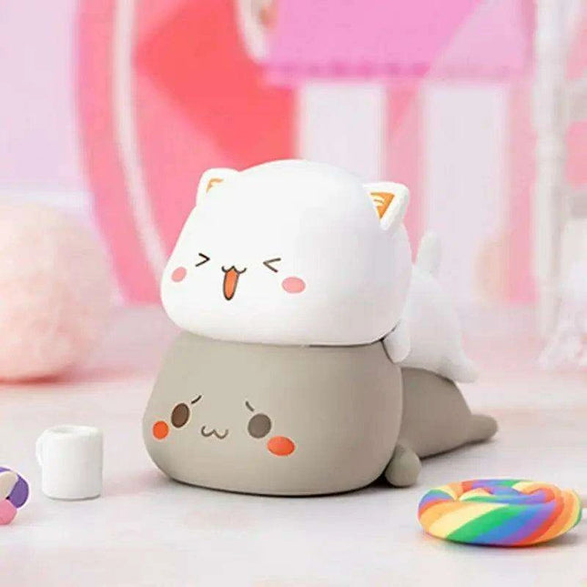 Kawaii Mitao Cat Series 2 Surprise Blind Box Figures - Adorable Lucky Cat Collectibles for Home Decor and Gifting
