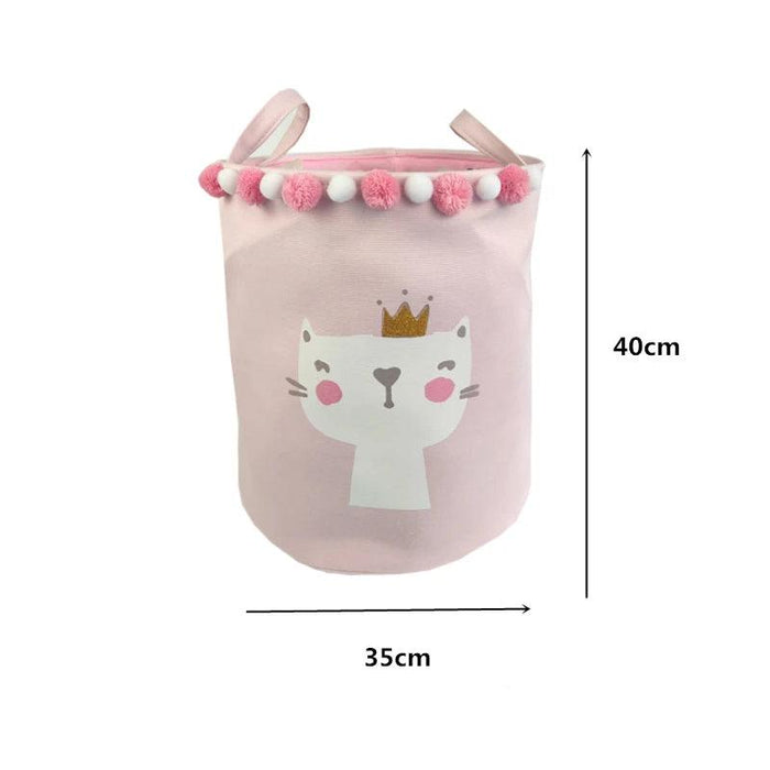 Chic Collapsible Canvas Storage Bin for Kids