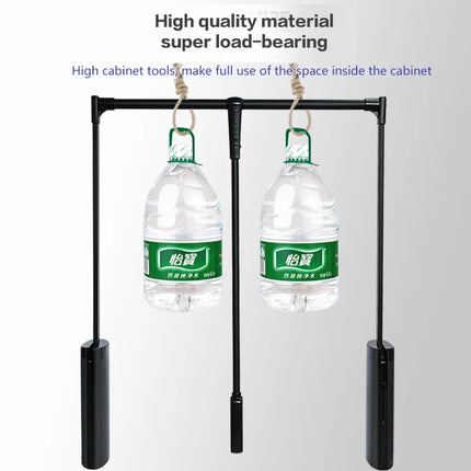 Pull-Down Closet Rod – Hydraulic Buffer, 30kg, Adjustable Width | Très Elite