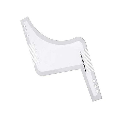 Men's Premium Beard Grooming Comb & Shaping Template Tool - Lightweight, Versatile, and Essential for Perfect Beard Styles