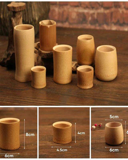 Sustainable Handmade Bamboo Beverage Mug - Ideal for Tea, Beer, and More