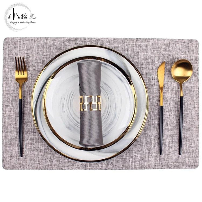 Ceramic Elegance Dining Set: Elevate Your Dining Moments with Botanica Bliss