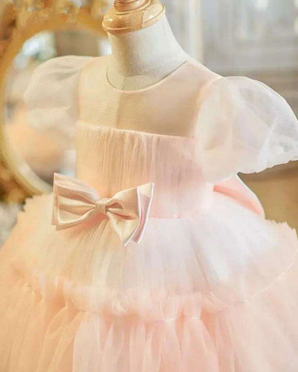 Enchanted Pink Princess Ball Gown for Girls