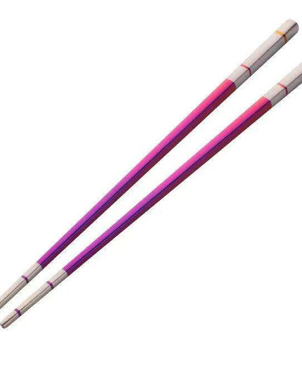 Eco-Friendly Reusable Stainless Steel Chopsticks for Asian Cuisine