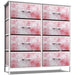 Chic 8-Drawer Storage Chest - Versatile Organizer for Bedroom and Hallway