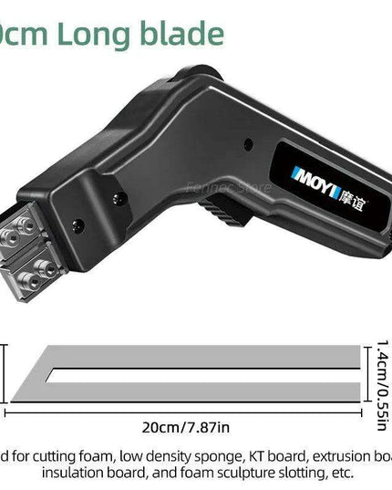 Adjustable Temperature Electric Fabric and Foam Cutter with Universal Plug Compatibility