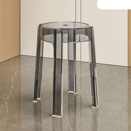 Sleek Transparent Folding Stool for Contemporary Interiors