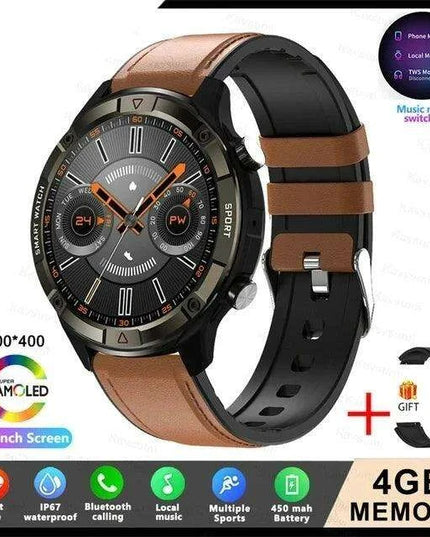 Stylish Smartwatch with HD AMOLED Screen, Bluetooth Calling, Health Monitoring & Huawei True Wireless Earbuds