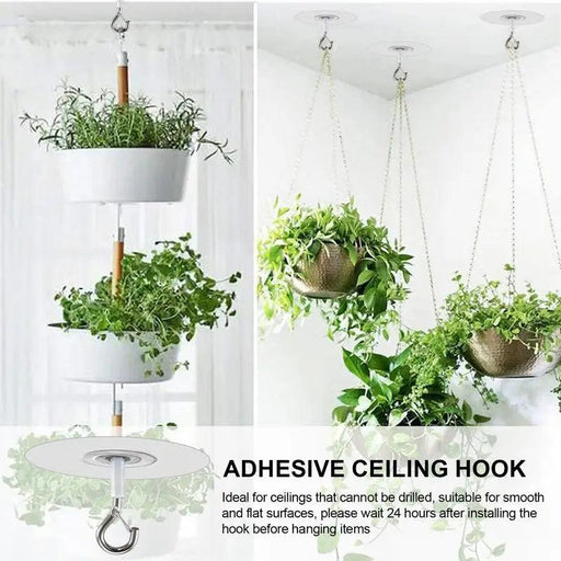 Chic Adhesive Hooks for Effortless Home Organization