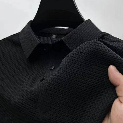Men's Short Sleeve Polo Shirt — Breathable Summer Top