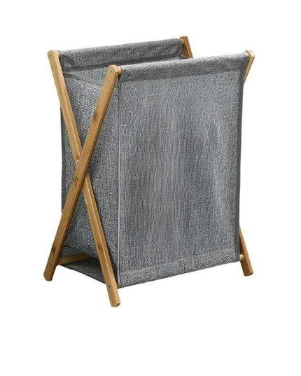Eco-Friendly Bamboo Foldable Laundry Hamper - Stylish and Space-Saving Storage Solution