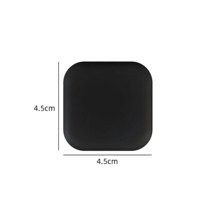 Self-Adhesive Silicone Door Handle Bumpers - Elegant Shock Absorbing Wall Protectors (Single Unit)