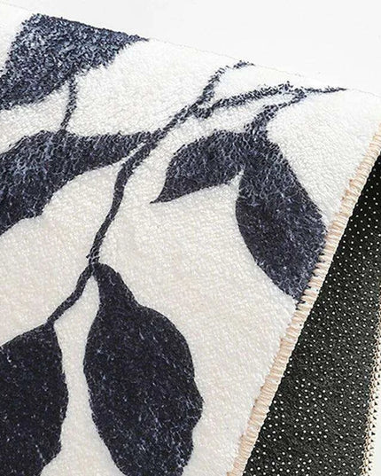 Chic French Botanical Plush Area Rug - Elevate Your Home Aesthetic