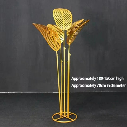 Iron Banana Leaf Wedding Path Guide — 9 & 12 Leaf Sets
