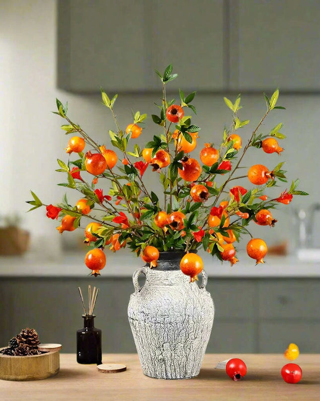 1PC Artificial Pomegranate Branch For Home Decor