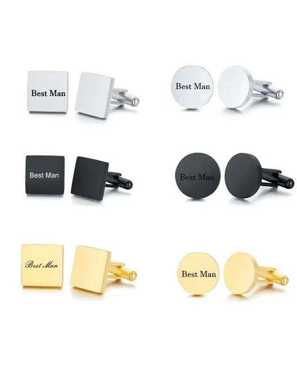 Personalized Elegance: Custom Stainless Steel Cufflinks for the Modern Gentleman