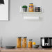 Rustic Wall-Mounted Organizer with Towel Rack and Shelf Storage