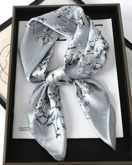Chic Toddler Elegance: Luxurious 70x70cm Silk Scarf for Ages 6 Months to 4 Years