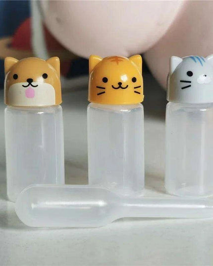 Charming Pet-Themed Sauce Dispenser Set – Bento Bliss Essentials