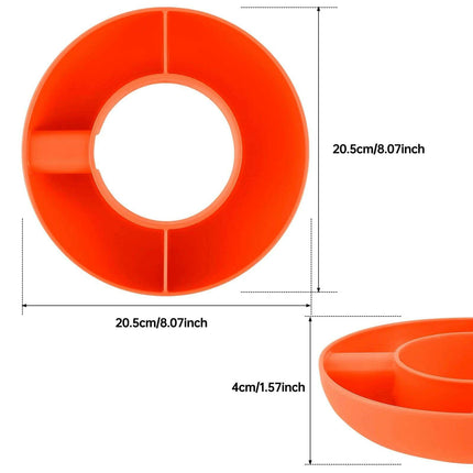 Ultimate 3-Compartment Snack Bowl for 40oz Tumblers