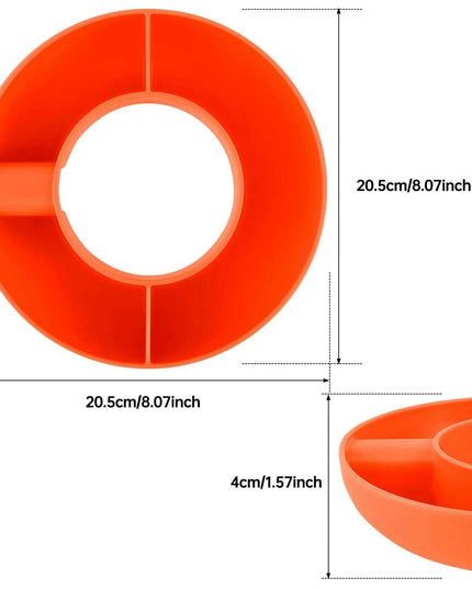 Ultimate 3-Compartment Snack Bowl for 40oz Tumblers