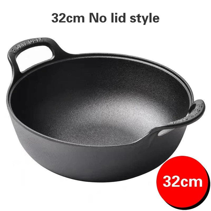 Traditional Cast Iron Pot for Chinese and Japanese Cooking - Elevate Your Kitchen Skills