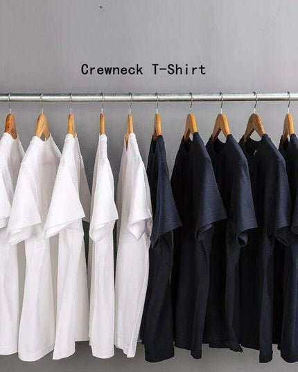 300gsm Premium Cotton Unisex Short-Sleeve T-Shirt - Pure White Blank Tee for Wholesale