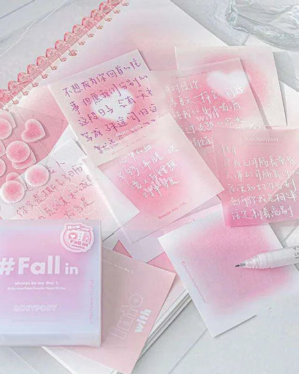 Creative Canvas: INS Gradient Smudge Memo Pad for Artistic Expression