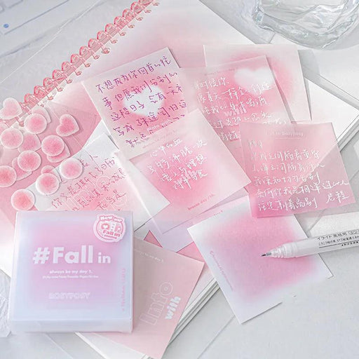 Creative Canvas: INS Gradient Smudge Memo Pad for Artistic Expression
