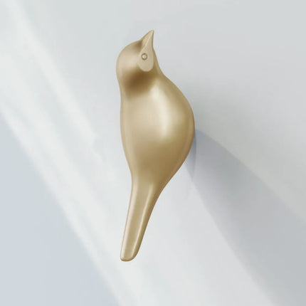 Warm House Cute 3D Bird Wall Hook - Space-saving Resin Hanger