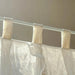 Sheer Linen Canopy Bed Curtains with Ruffled Detailing and Easy Setup