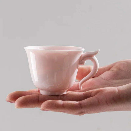 Exquisite Jade Rabbit Ceramic Tea Set for Sophisticated Gatherings and Outdoor Retreats