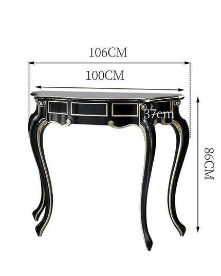 Retro Nordic Elegance Console Table - Timeless Entryway Decor Accent
