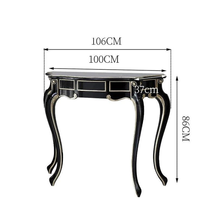 Retro Nordic Elegance Console Table - Timeless Entryway Decor Accent