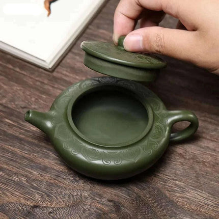 Handcrafted Yixing Purple Clay Teapot - 170ml with Built-in Infuser for Authentic Chinese Tea Experience