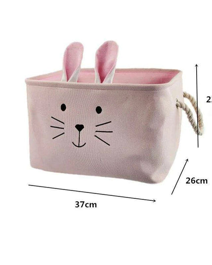 Chic Collapsible Canvas Storage Bin for Kids