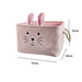 Chic Foldable Canvas Storage Basket for Kids and Babies
