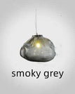 Smoky grey glass / 25cm