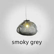 Smoky grey glass / 25cm