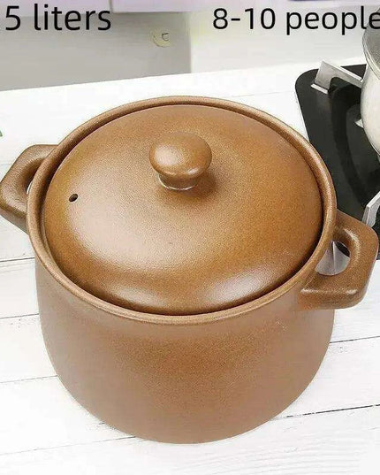 Expectant Mothers' Traditional Chinese Clay Pot Stew Cooker - Elevate Your Cooking Experience